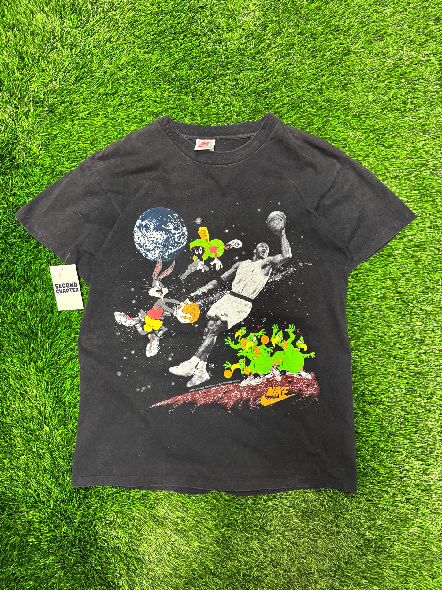 1993 Nike Michael Jordan Space Jam Looney Tunes Vintage Tee (XL)