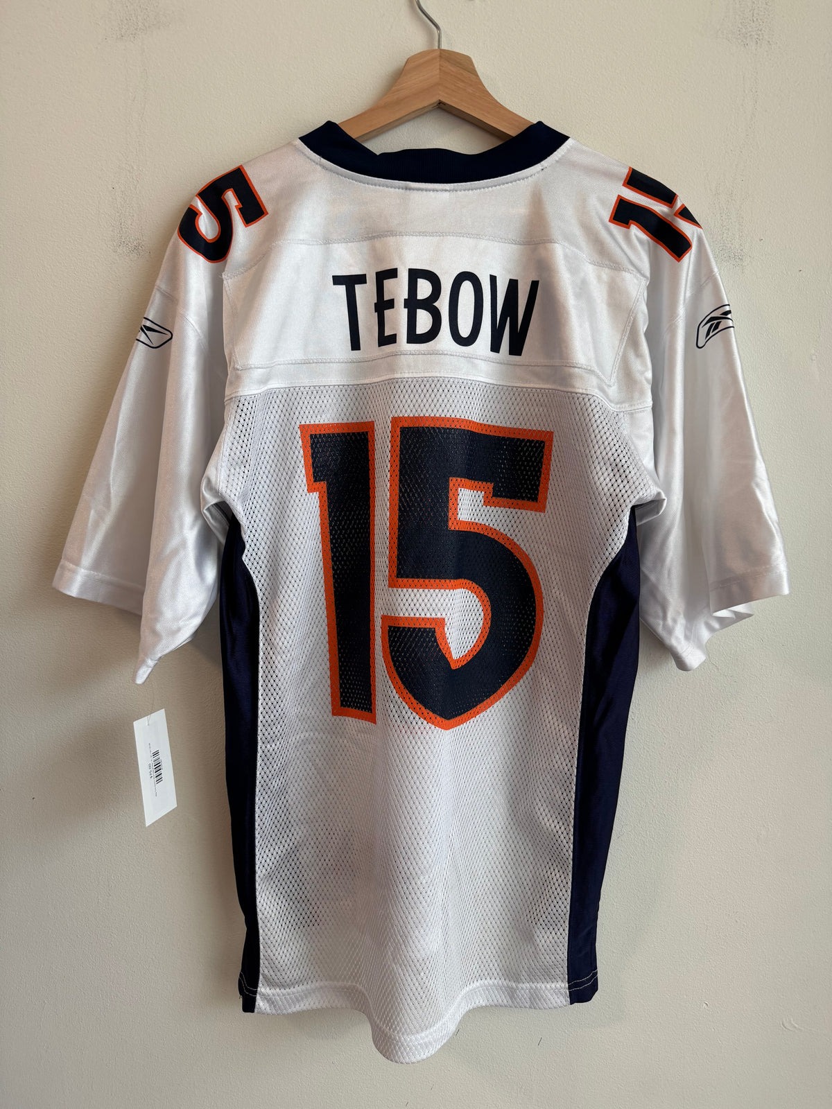 00s Denver Broncos Tim Tebow Reebok Away Jersey (S)