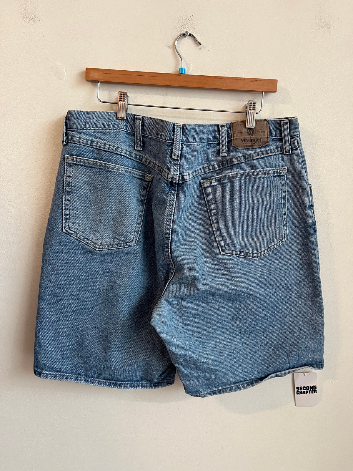 00s Wrangler Blue Jean Shorts (38)