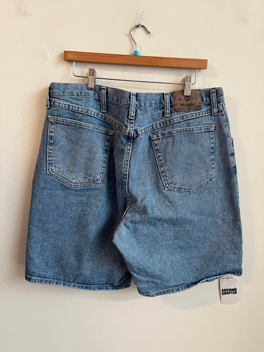 00s Wrangler Blue Jean Shorts (38)