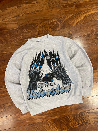 1993 Carolina Panthers Big Cat Scratch Crewneck (M)