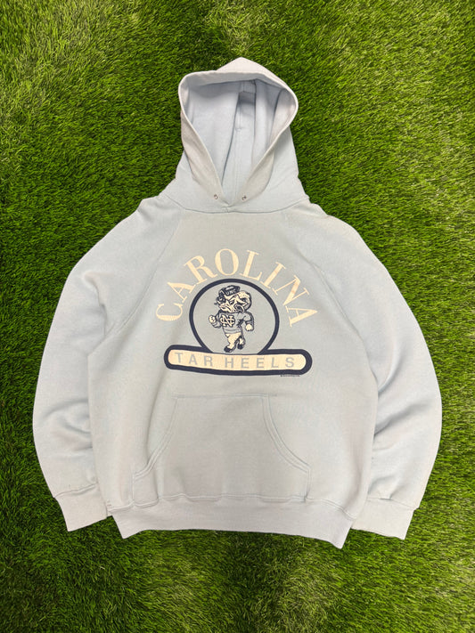 80s University Of North Carolina (UNC) Tar Heels Vintage Hoodie (M)