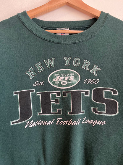 00s New York Jets NFL Crewneck (L)