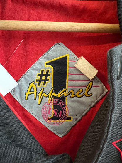 90s Hickory Crawdads Vintage MLB Letterman Jacket (XL)