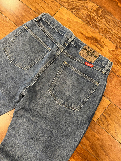 00s Wrangler Dark Wash Blue Jeans (31 x 30)