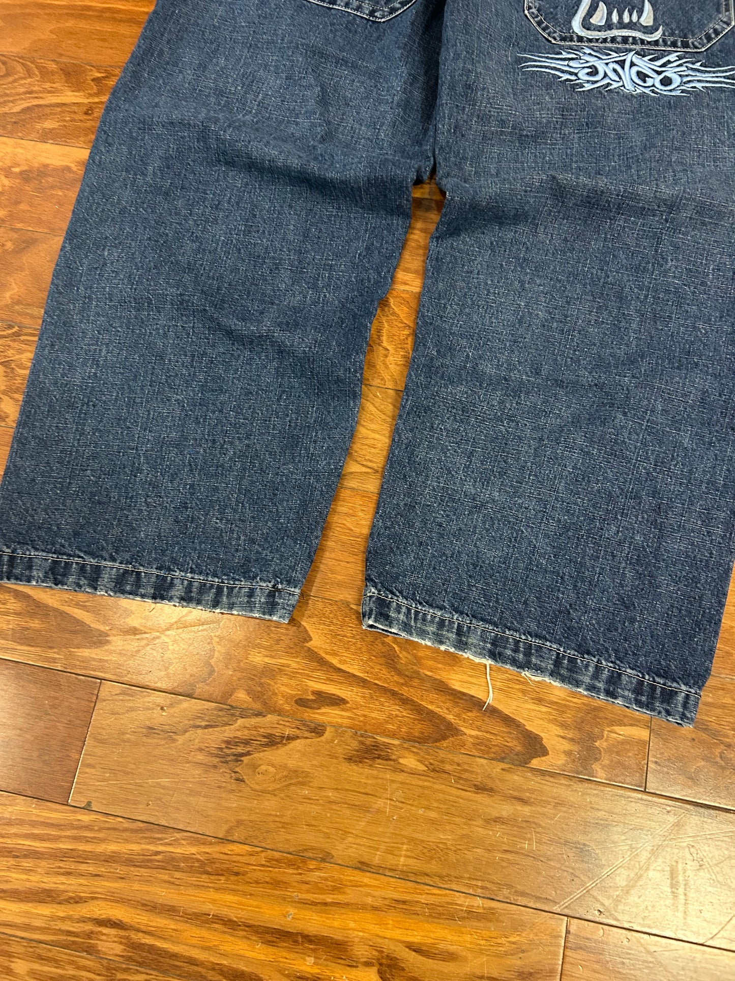 00s Jnco Tribals Tiger Graphic Vintage Baggy Jeans (36 x 32)