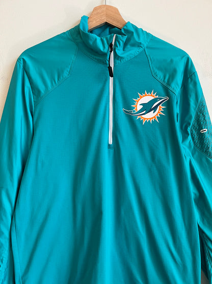 2010s Miami Dolphins Dri-Fit Nike Windbreaker (M)
