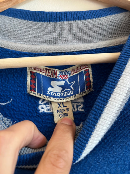 90s Indianapolis Colts NFL Starter Embroidered Crewneck (XL)