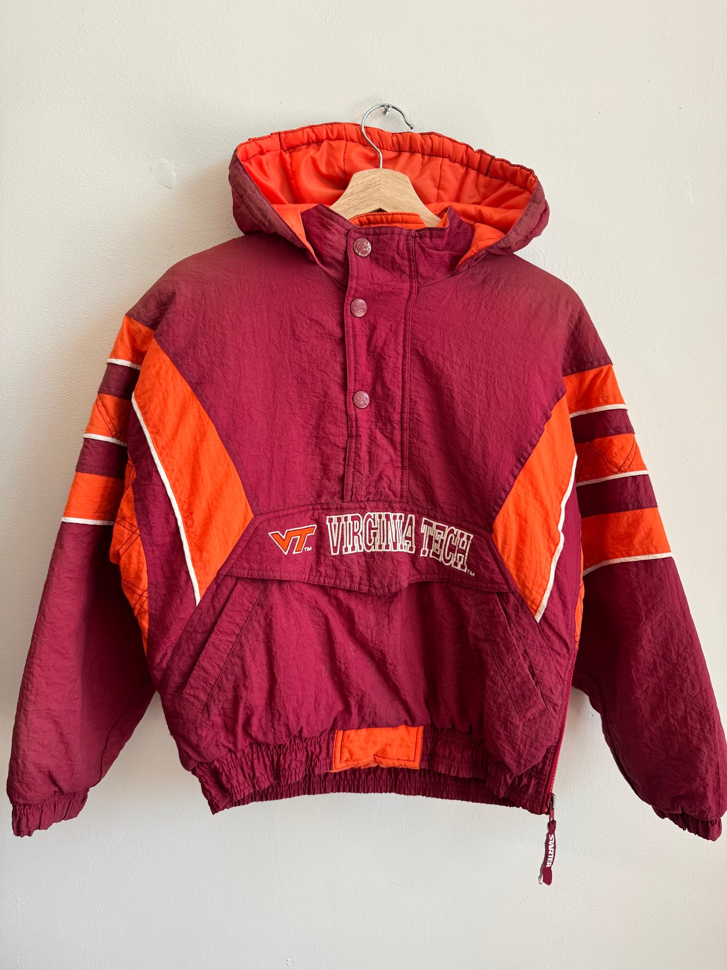 90s Virginia Tech Starter Puffer Jacket (Youth M)