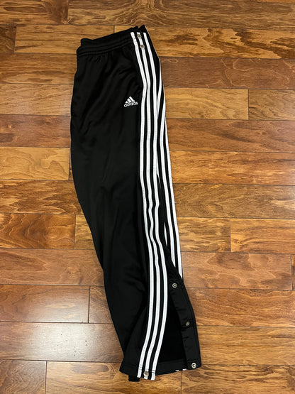 90s Adidas Black Breakaway Track Pants (XL)