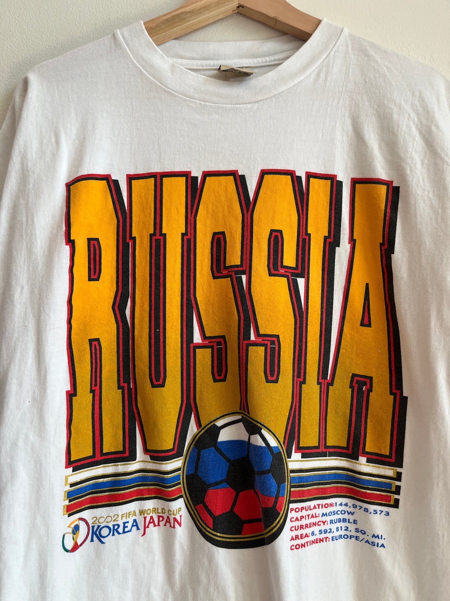 2002 Russia Vintage World Cup Tee (XXL)