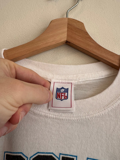 00s Carolina Panthers White Reebok Tee (L)