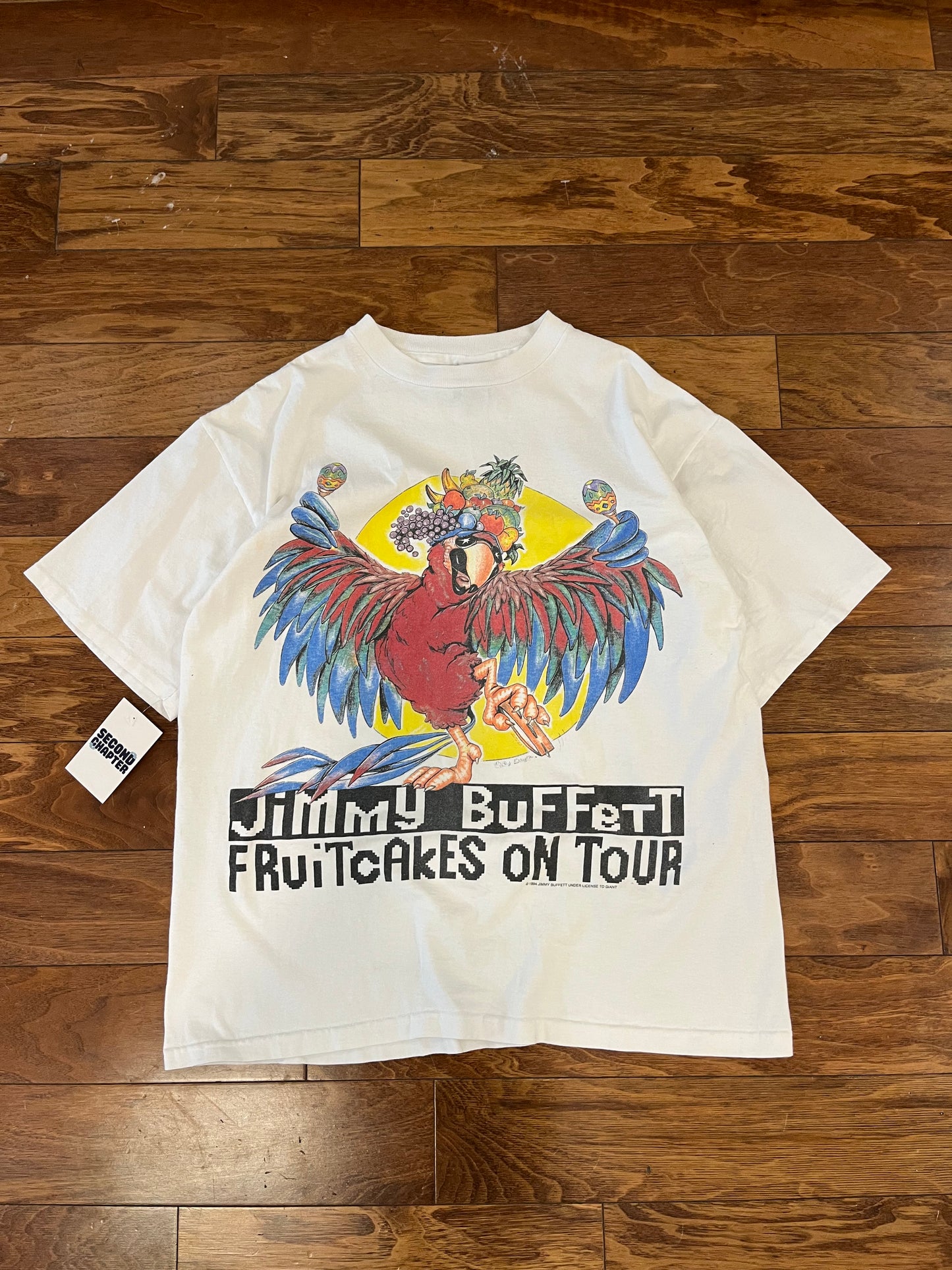 1994 Jimmy Buffet Fruitcakes Vintage Music Tour Tee (XL)