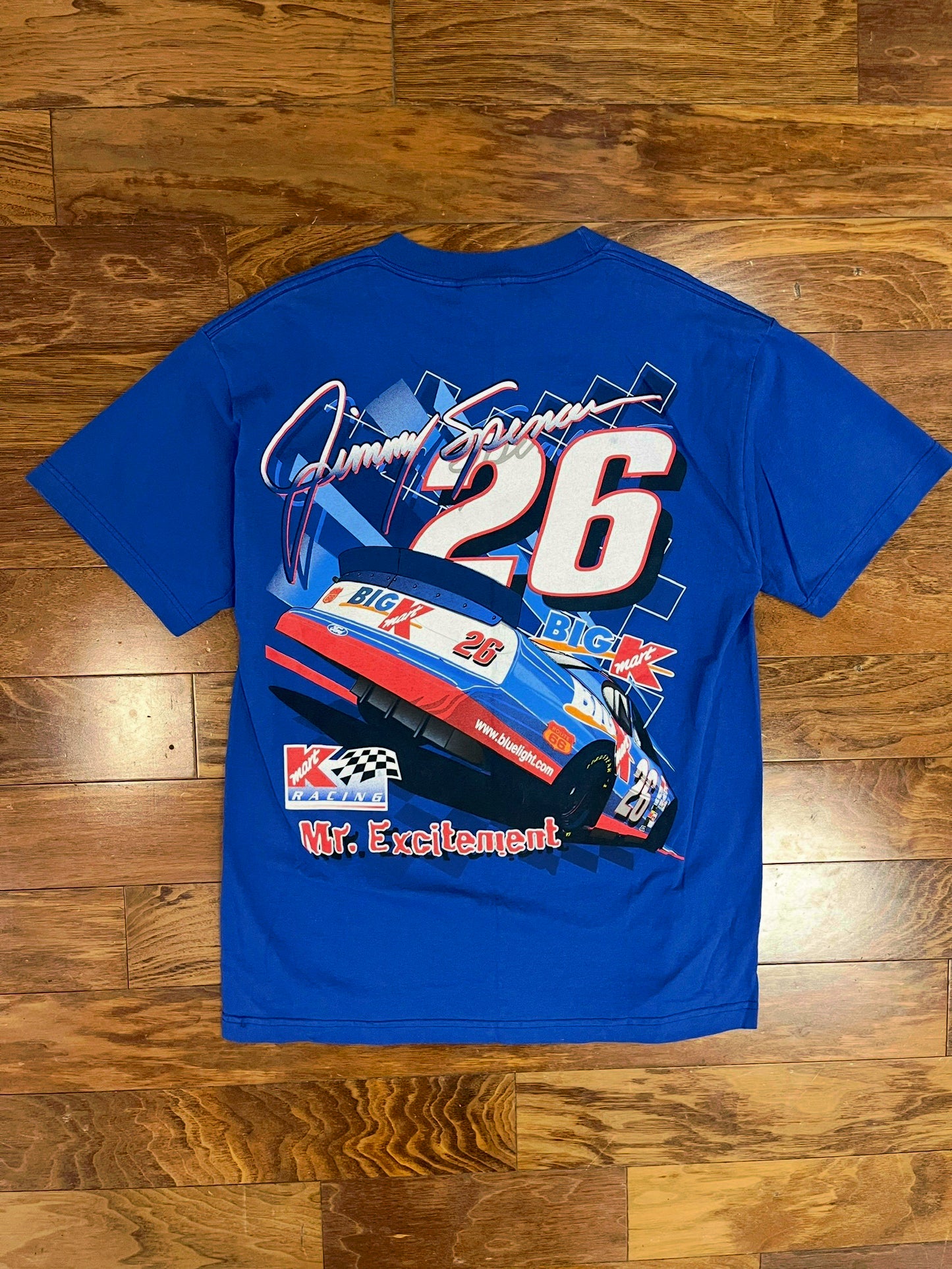 2000 Nascar Big K Mart Jimmy Spencer Blue Tee (L)