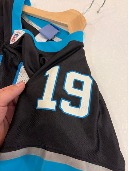00s Carolina Panthers Keyshawn Johnson Reebok Home Jersey (L)