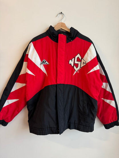 90s NC State (NCSU) Apex Shark Tooth Puffer Jacket (L)