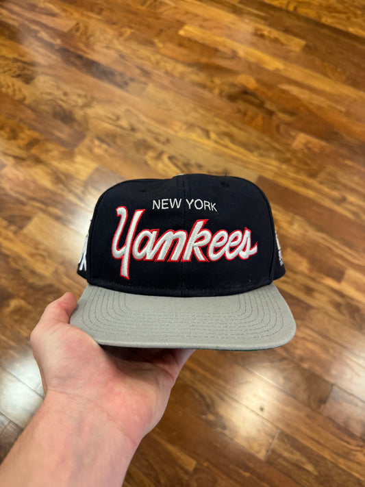 00s New York Yankees Sport Specialties Spell Out Hat (OS)