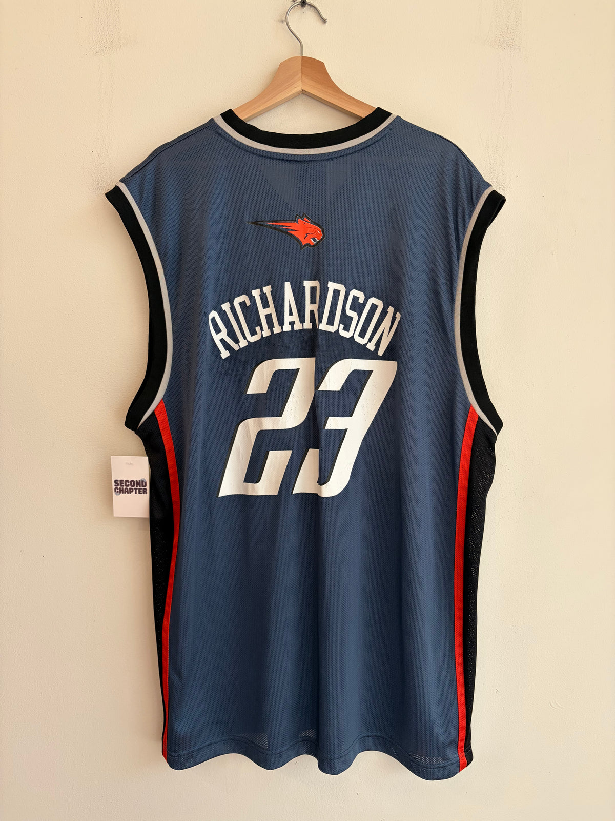 00s Charlotte Bobcats Jason Richardson Adidas NBA Jersey (XL)