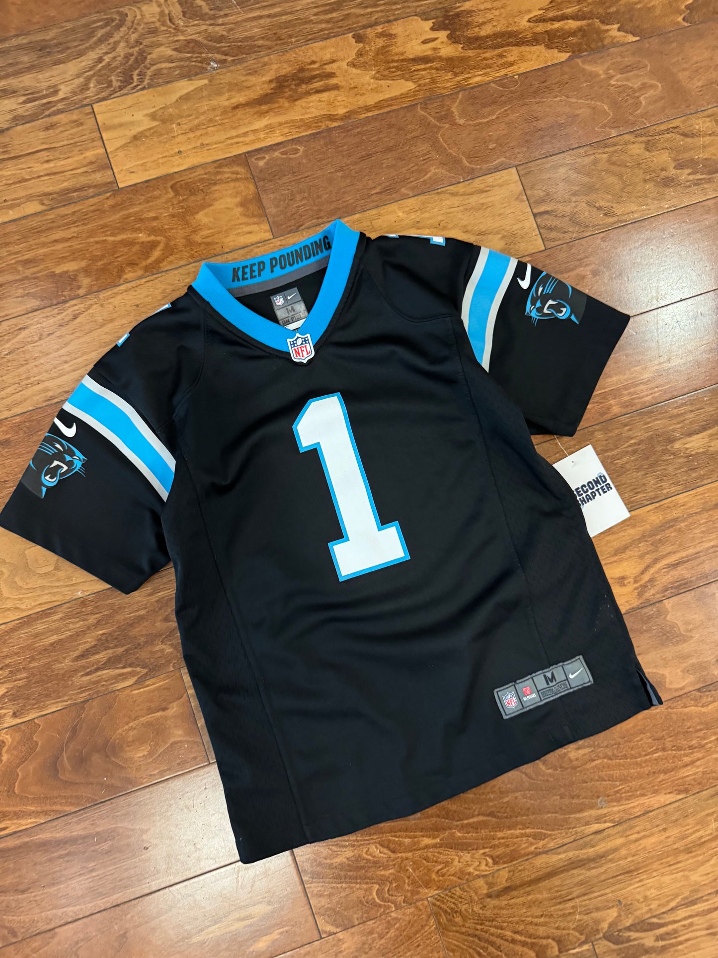 2016 Carolina Panthers Cam Newton Jersey (Youth M)