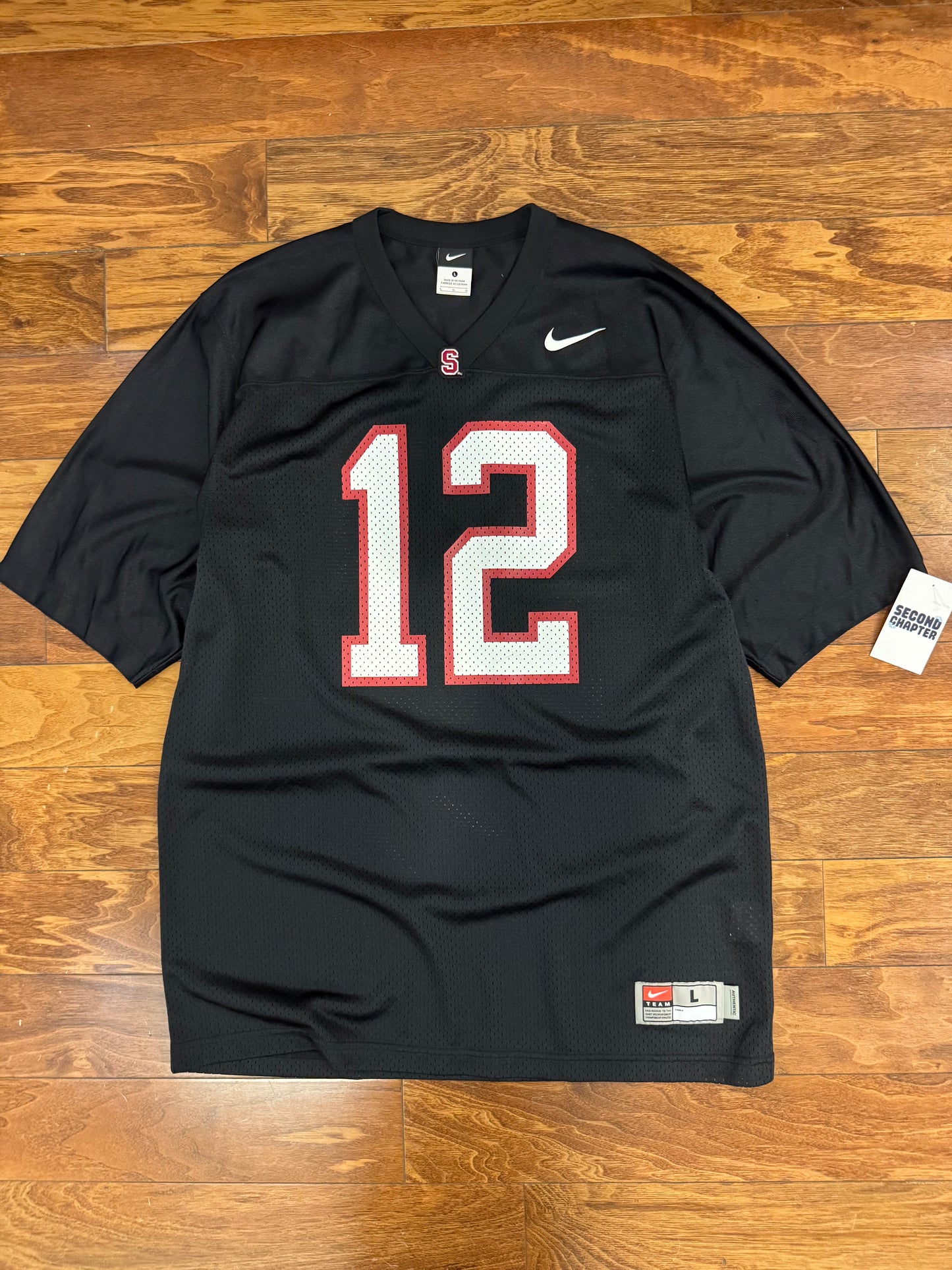 00s Stanford Andrew Luck #12 Nike Jersey (L)