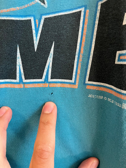 1993 Baltimore Orioles All Star Game Vintage Teal Distressed Tee (L)