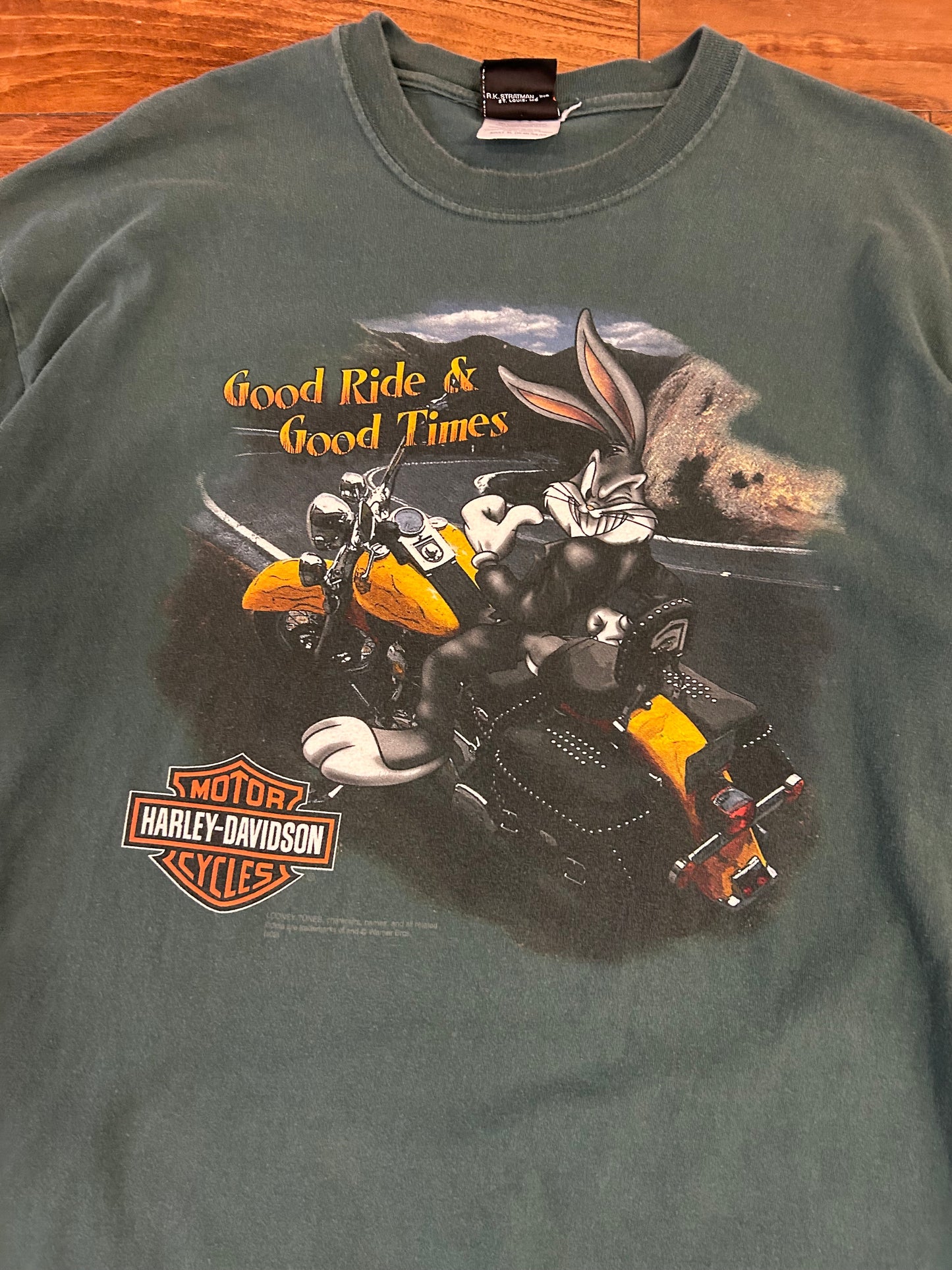 2002 Harley Davidson Looney Tunes Bugs Bunny Tee (XL)