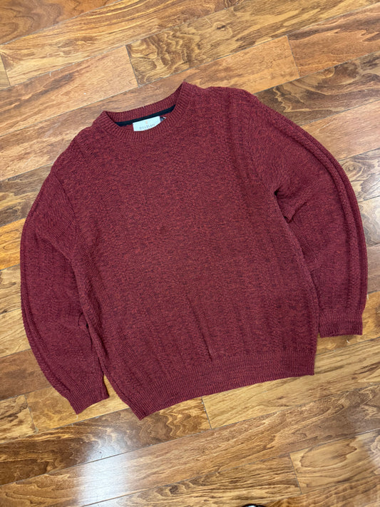 90s Bill Blass Maroon Sweater (L)