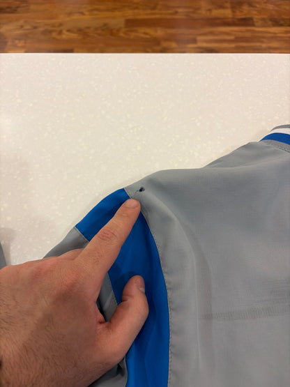 2010s Detroit Lions NFL Grey Windbreaker (XL)