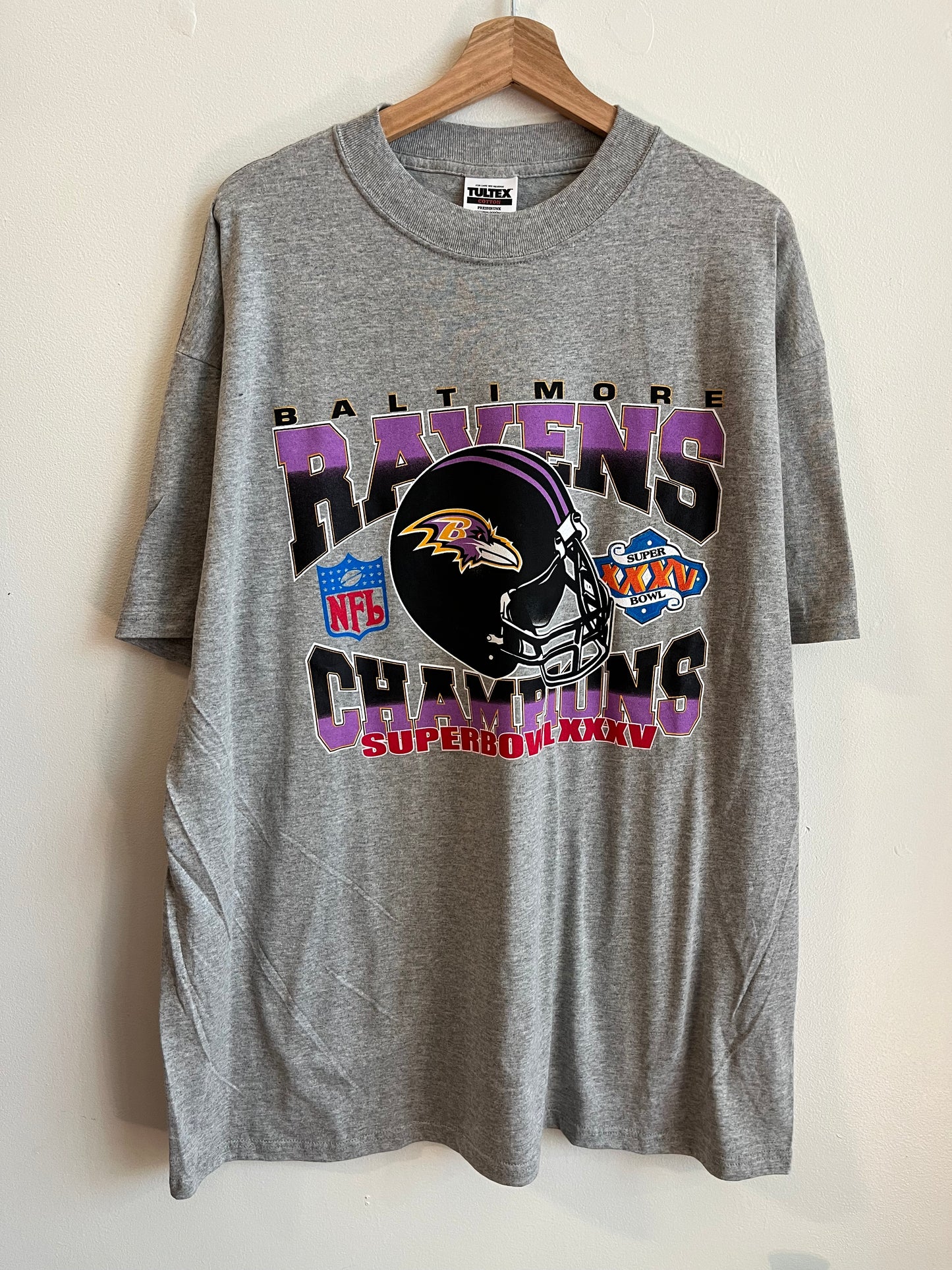 2001 Baltimore Ravens Super Bowl Champions Tee (XXL)