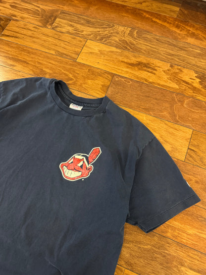 90s Cleveland Indians Champion Vintage MLB Tee (XL)