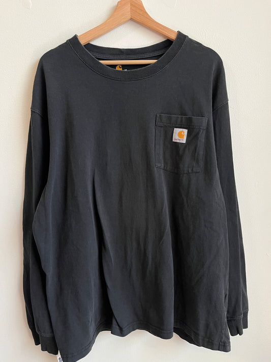 2000s Carhartt Black Long Sleeve (XL)