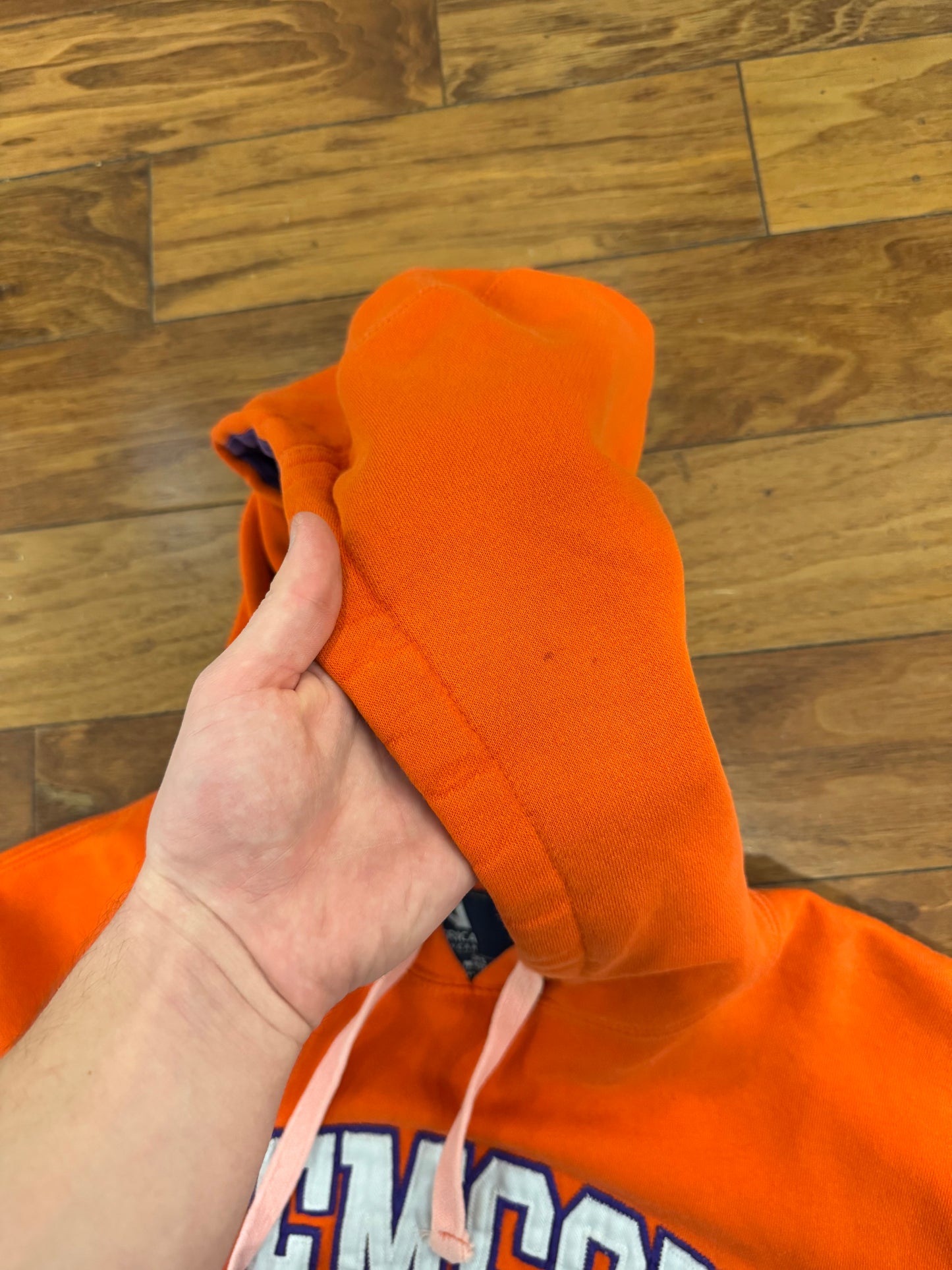 00s Clemson Embroidered J America Hoodie (L)