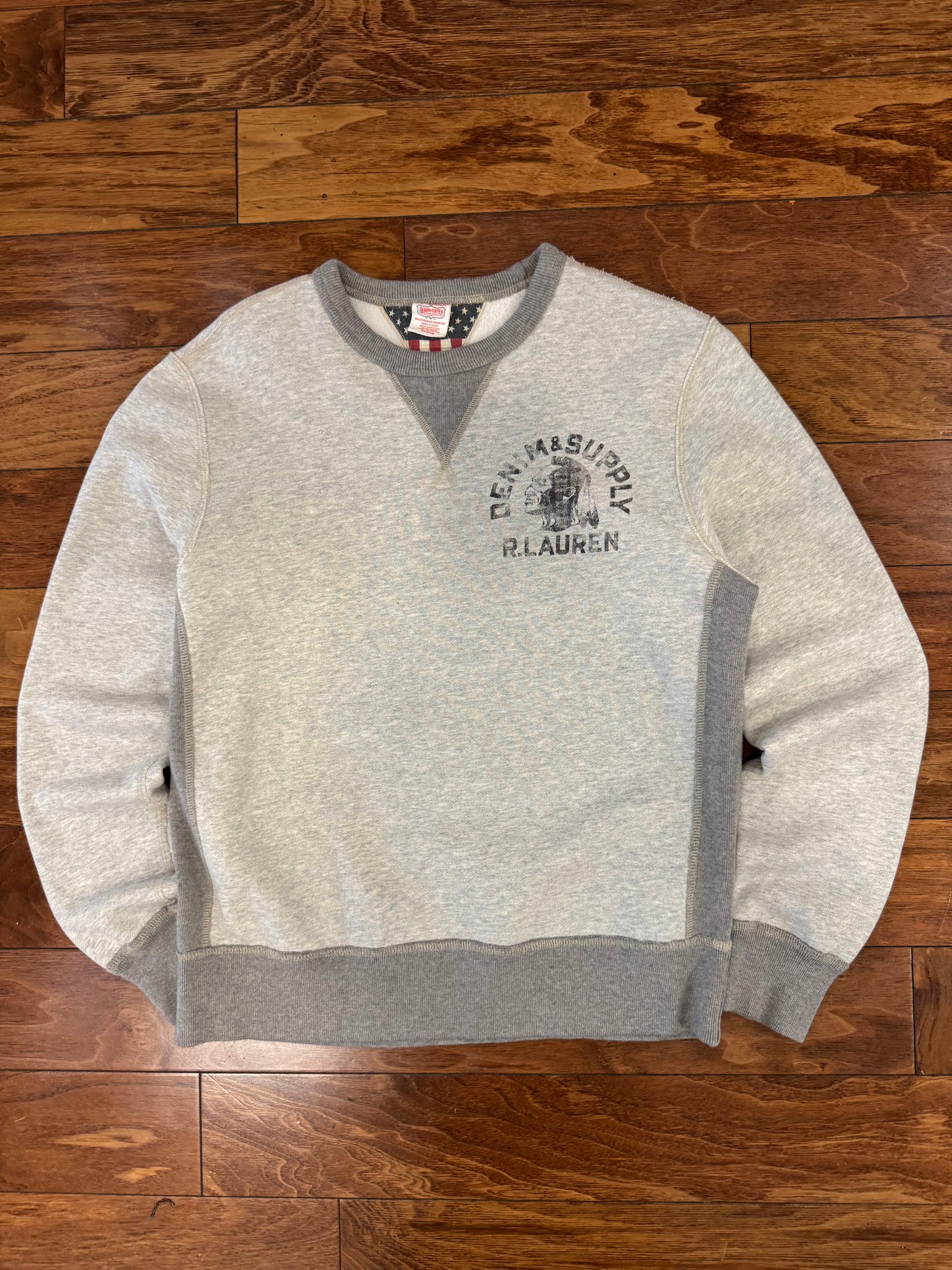 00s Ralph Lauren Gray Crewneck (M)