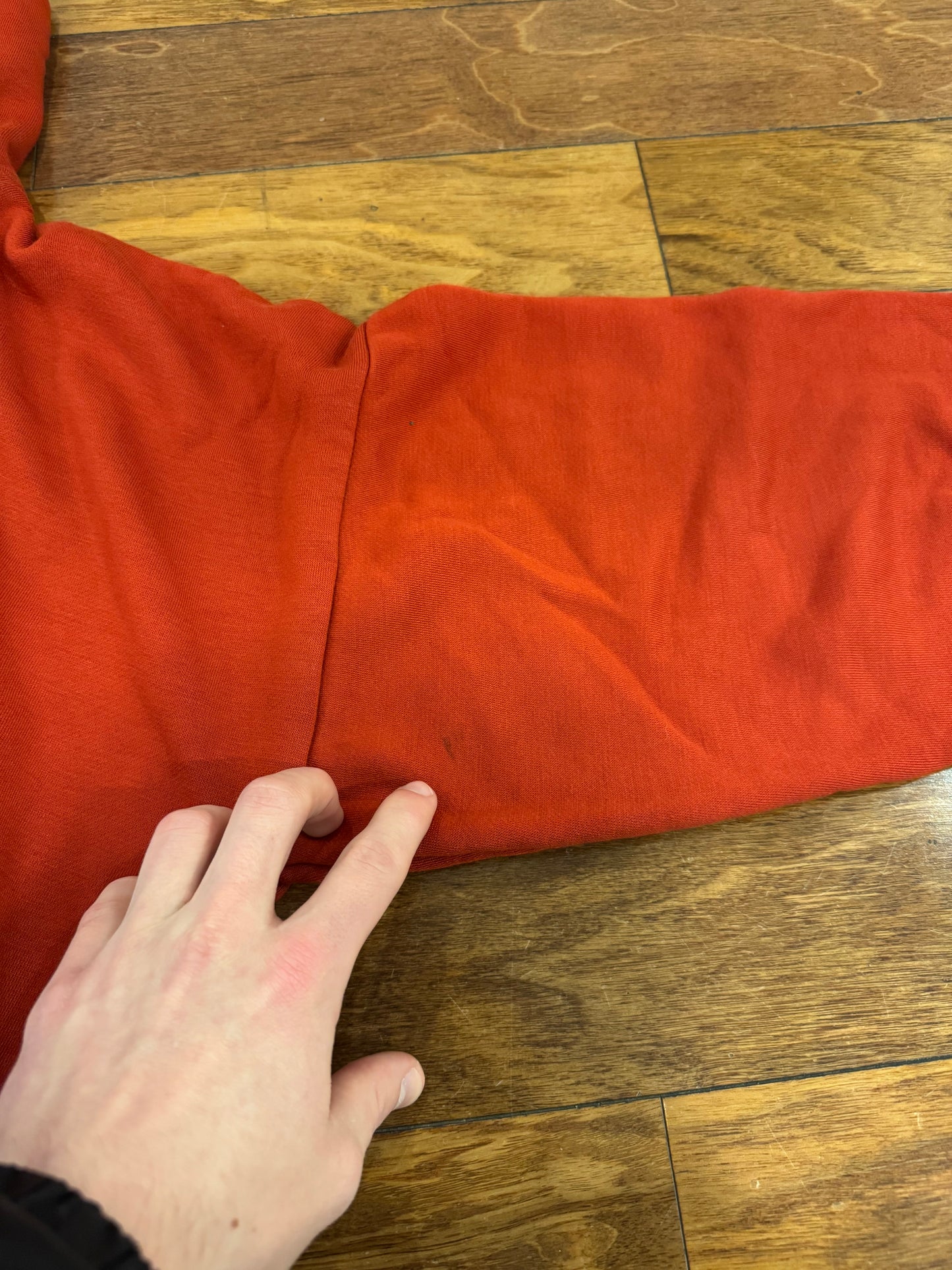 90s Miami Hurricanes Vintage Mascot Hoodie (L)