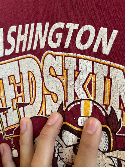 1993 Washington Redskins Taz Looney Tunes “Ball Hungry” Crewneck (L)