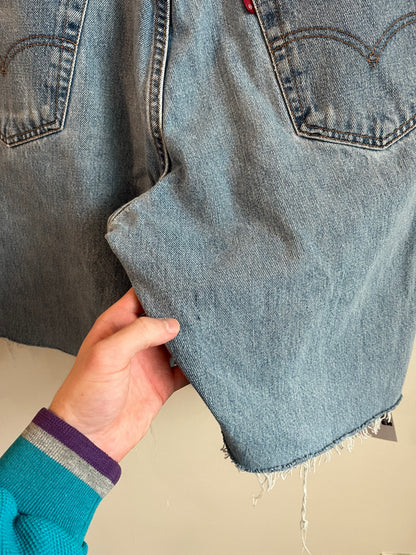 2001 Levi’s 550 Light Wash Shorts (36)