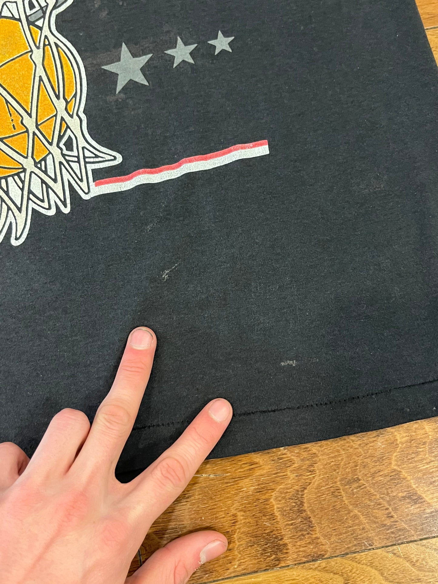 90s Chicago Bulls Hoop Faded Graphic Tee (XXL)