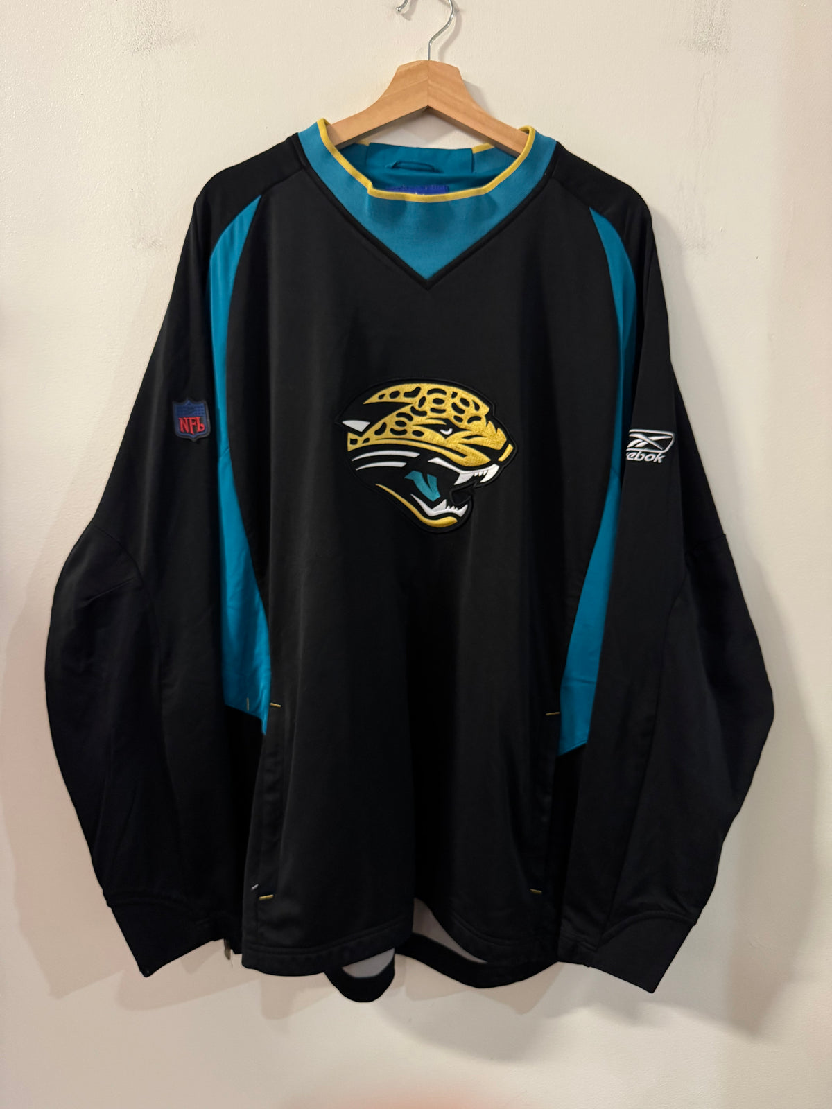 00s Jacksonville Jaguars Reebok Sideline Performance Pullover (XL)
