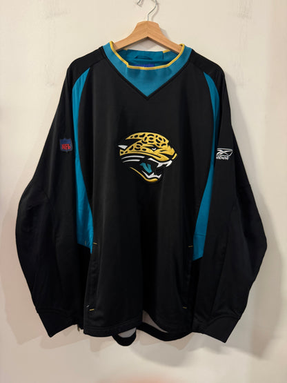 00s Jacksonville Jaguars Reebok Sideline Performance Pullover (XL)