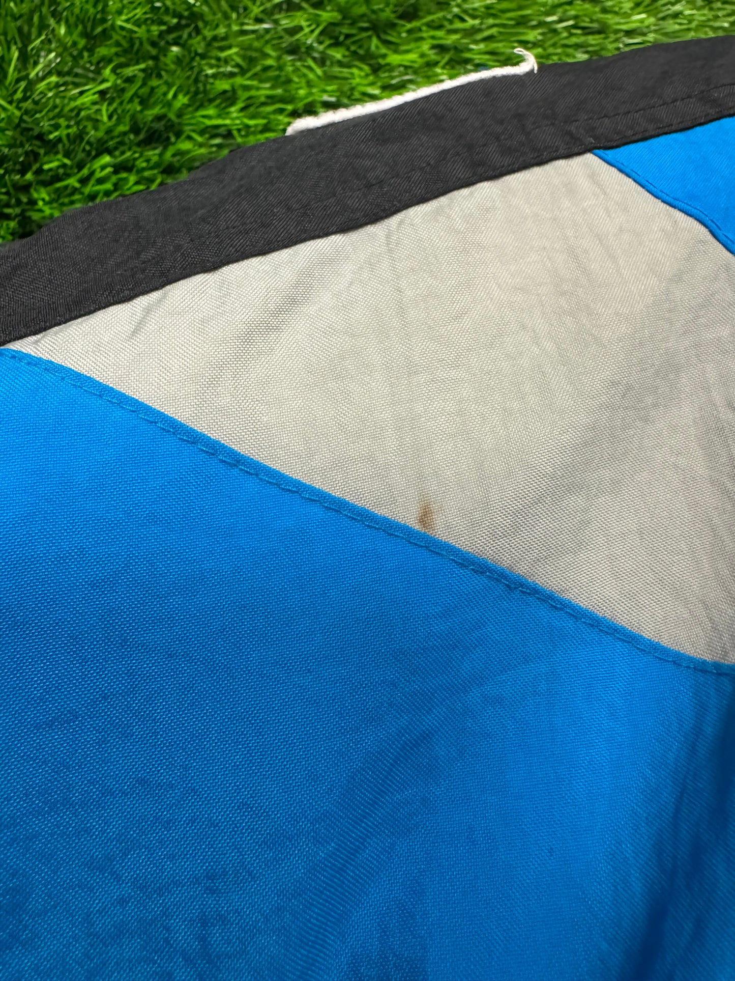 90s Carolina Panthers Color Rush Shark Tooth Apex Puffer Jacket (L)