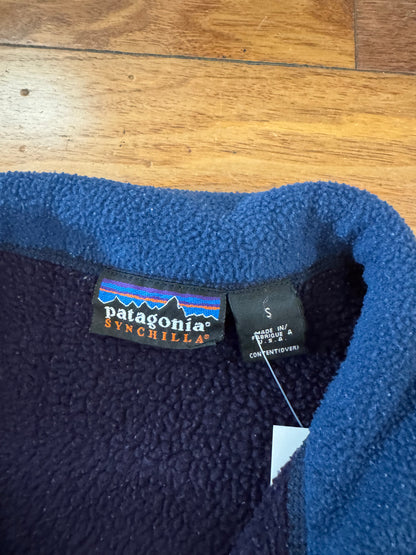 90s Patagonia Synchilla Essential Purple Vest (S)