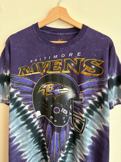 00s Baltimore Ravens Majestic Tie Dye Tee (L)