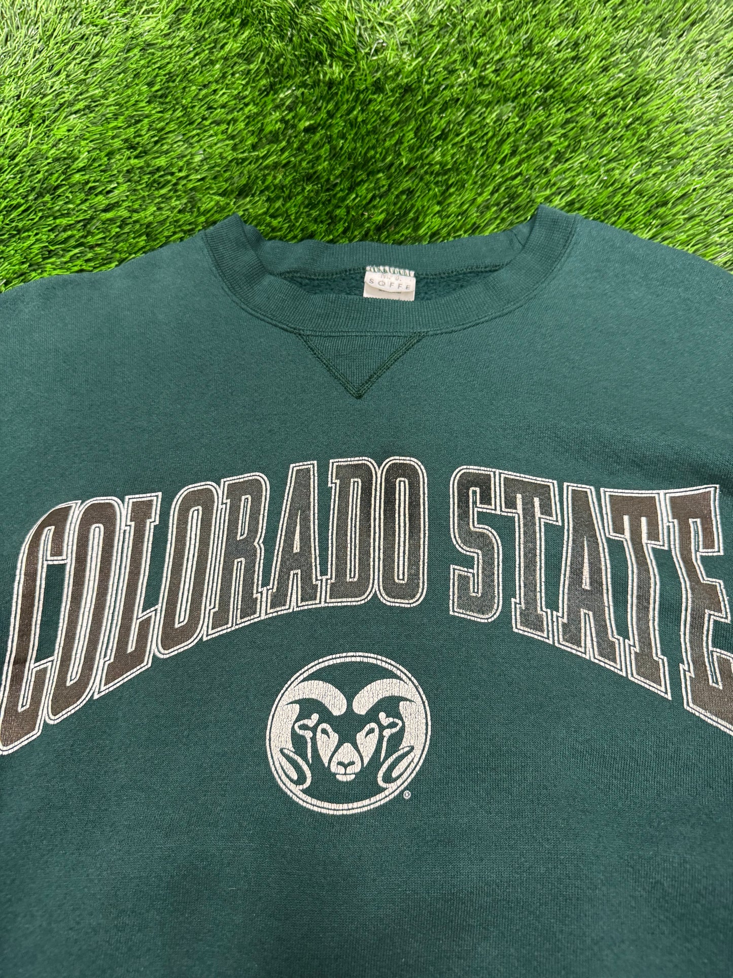 00s Colorado State University Spell Out Vintage Crewneck (XL)