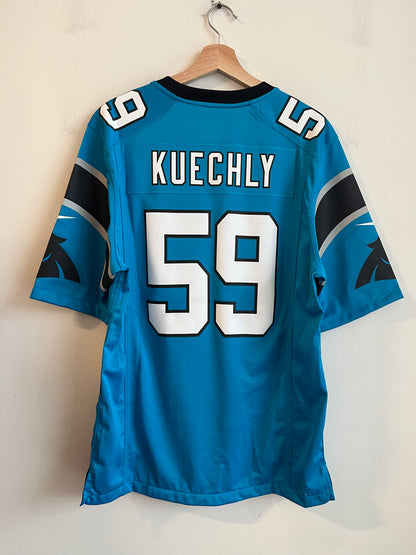 2016 Carolina Panthers Luke Kuechly Blue Nike Jersey (M)