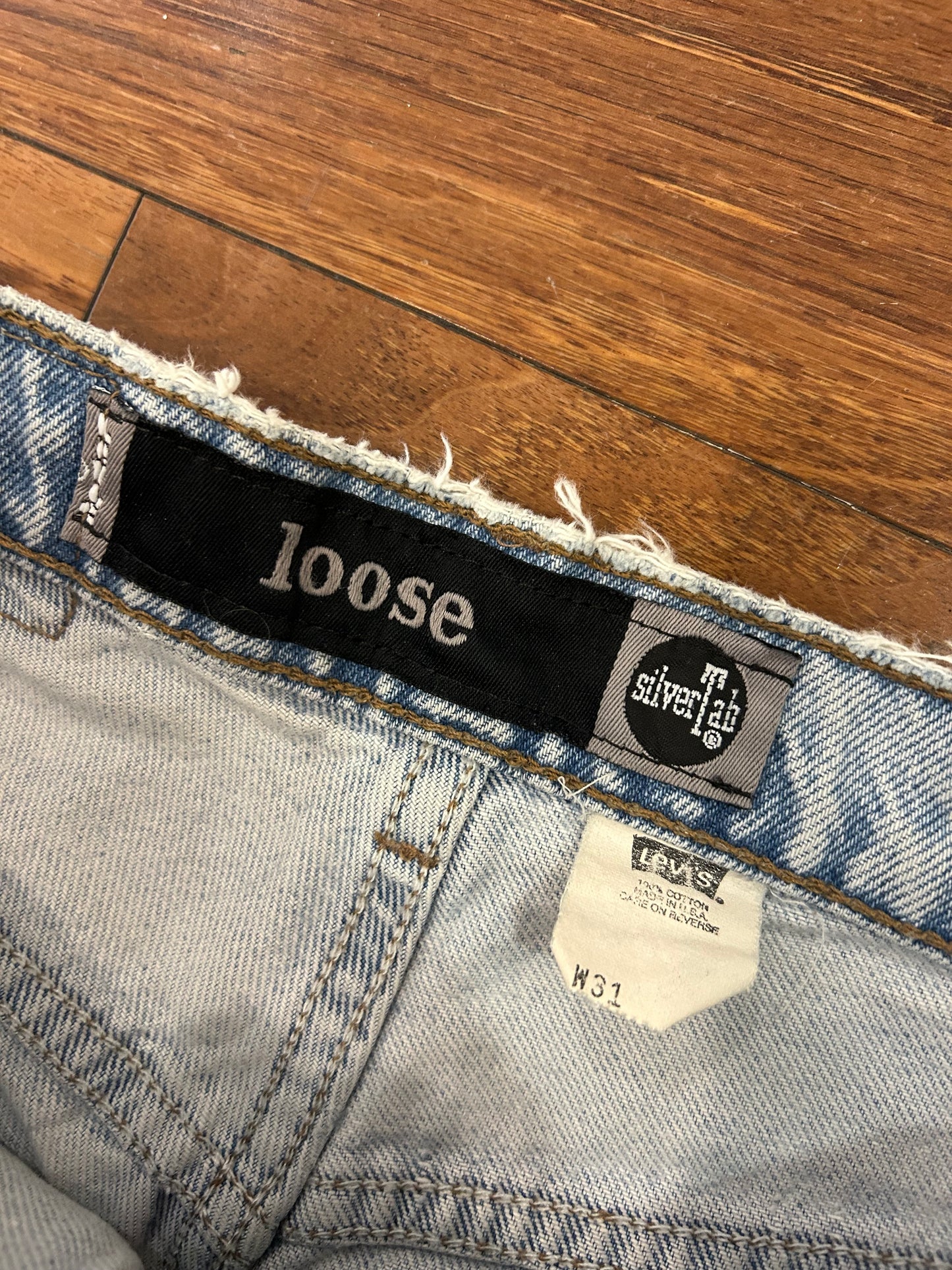 1999 Levi's Silver Tab Jean Shorts (31)