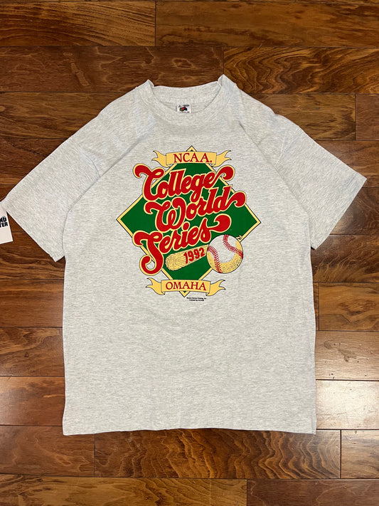 1992 NCAA College World Series Omaha Vintage Tee (L)