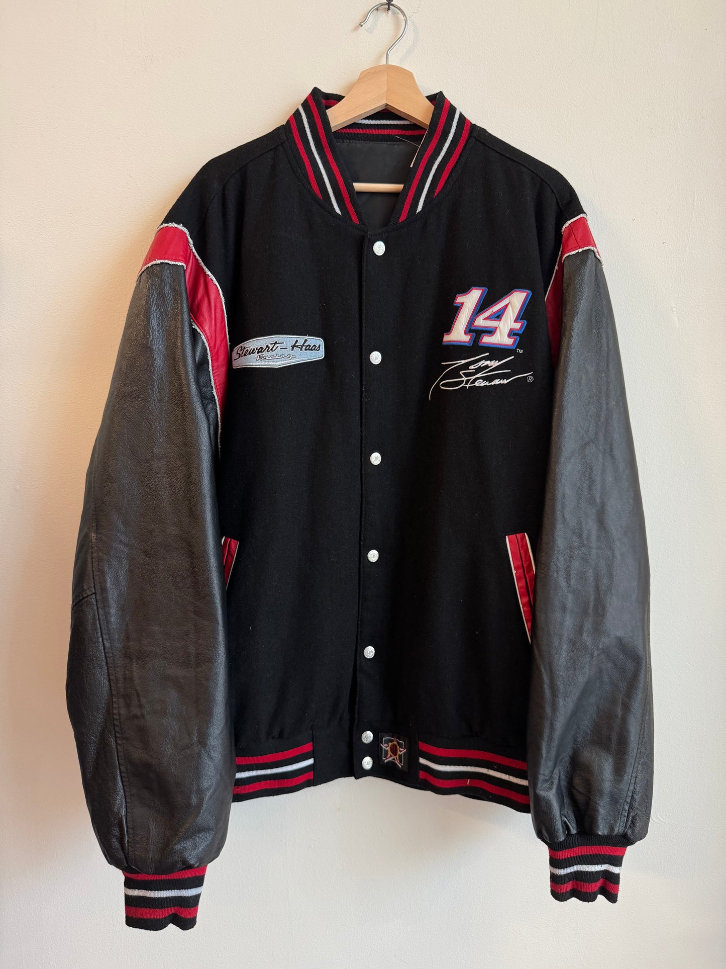 90s Nascar Tony Stewart Old Spice Varsity Reversible Jacket (XXL)