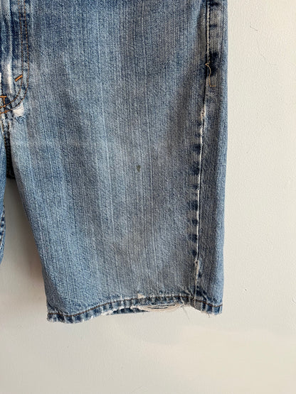 2006 Levi's 505 Distressed Jean Shorts (36)