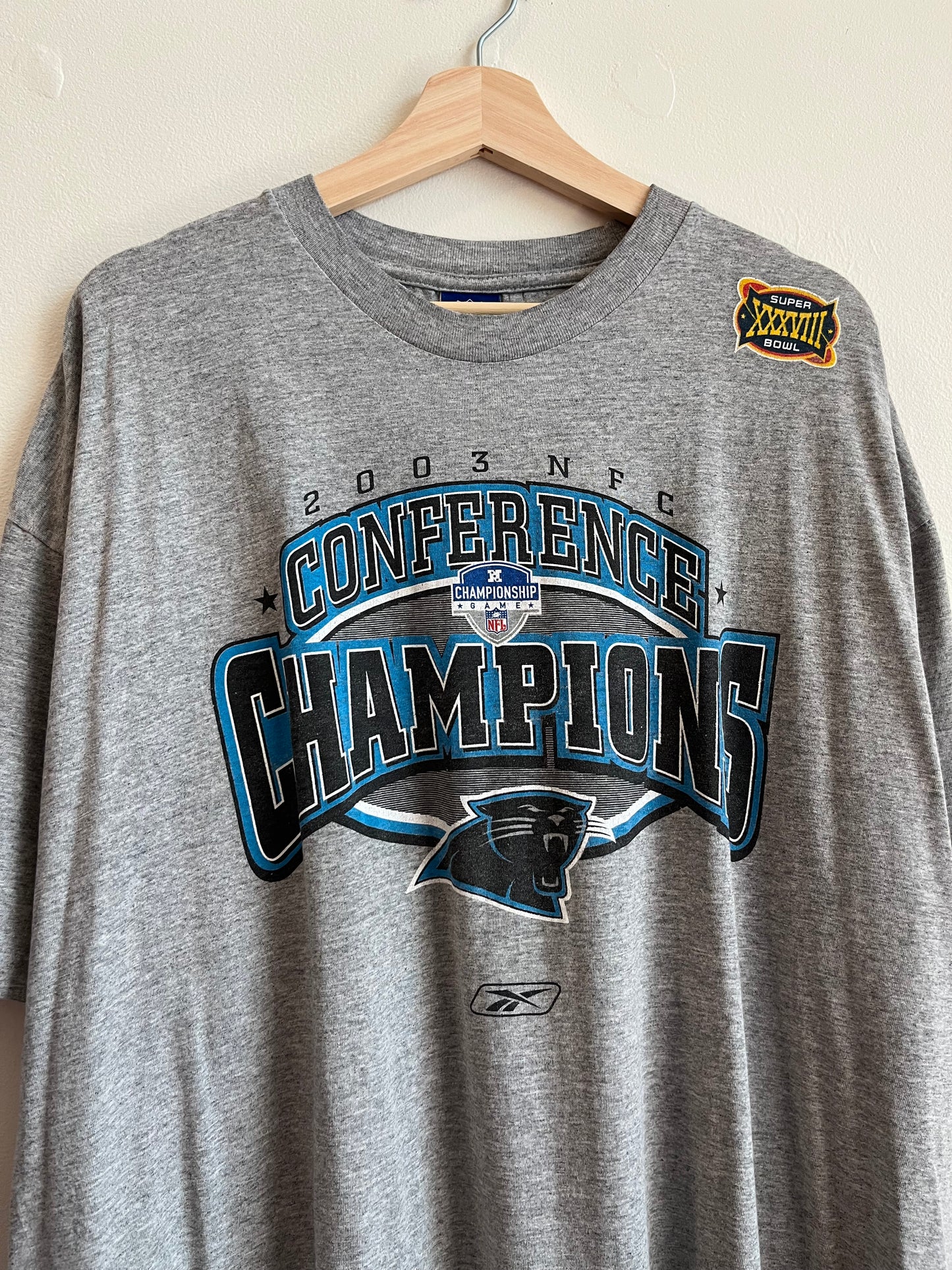 2003 Carolina Panthers NFC Conference Champions Tee (XL)
