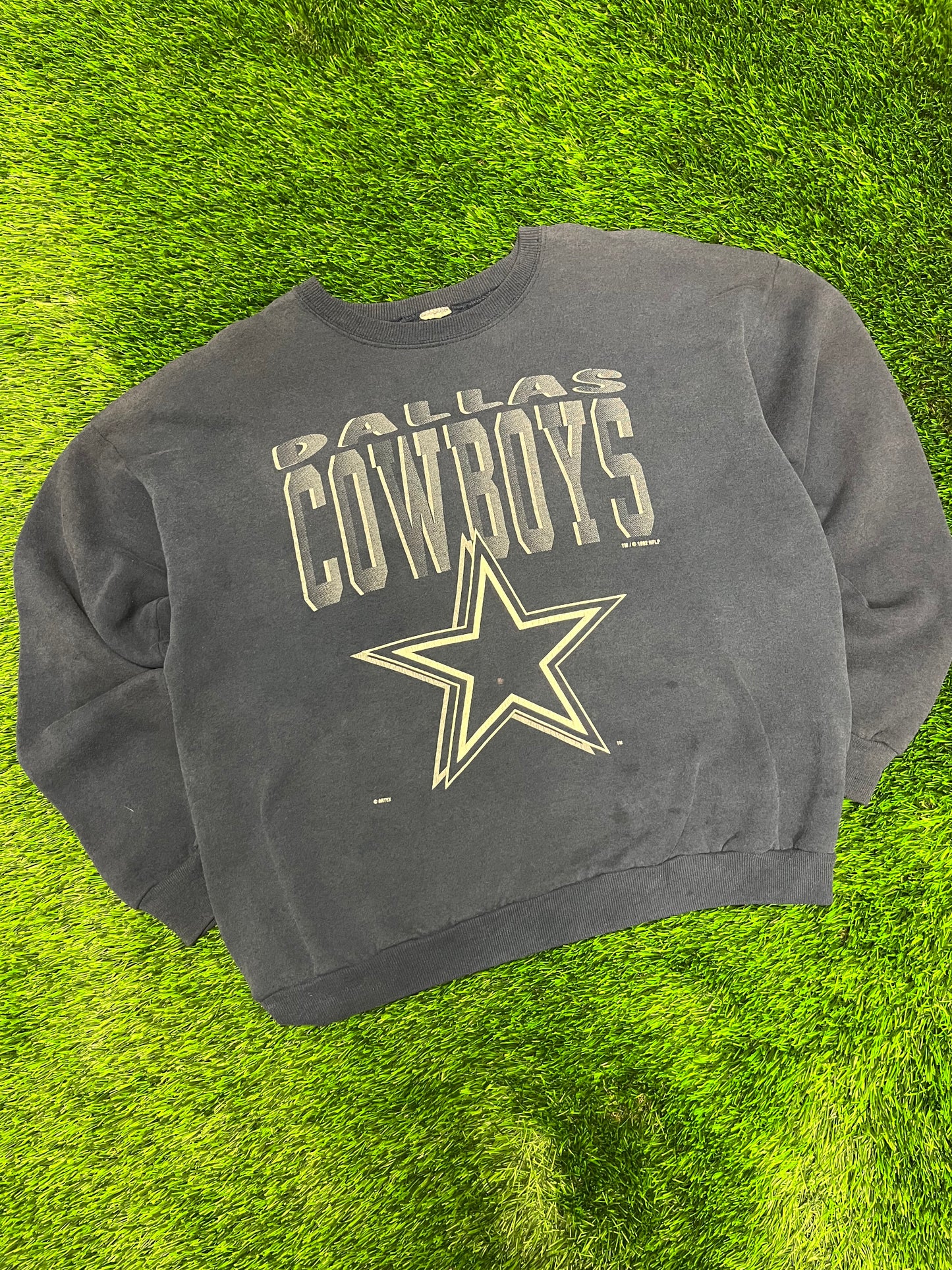 1992 Dallas Cowboys Faded Artex Crewneck (XL)